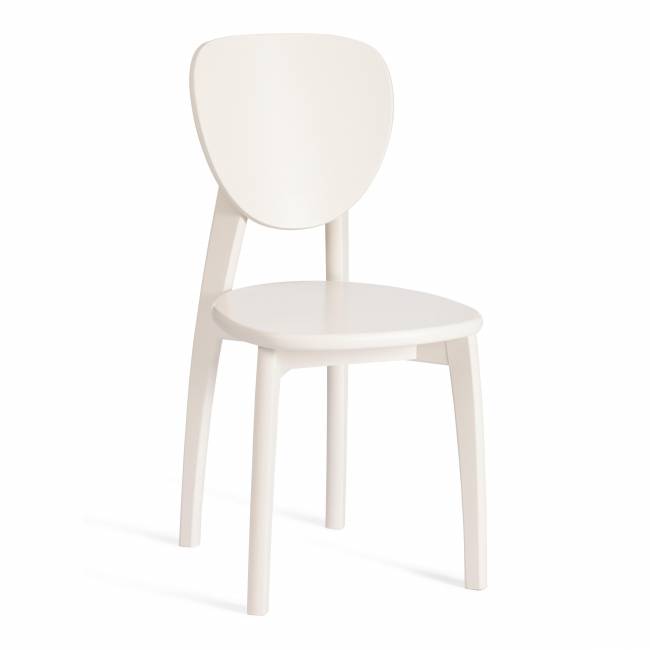 Стул DIAMANTE жесткое сидение / 1 шт. в упаковке бук, 42 х 42 х 85 см, ivory white белый