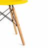 Стул CINDY (EAMES) (mod. 001) / 1 шт. в упаковке дерево бук/металл/сиденье пластик, 51x46x82.5см, желтый/yellow
