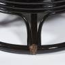 Кресло-качалка PAPASAN/ПАПАСАН w 23/01 B /с подушкой/ 115х78х104 см, Antique brown (античный черно-коричневый), ткань Коричневый, 3М7-147